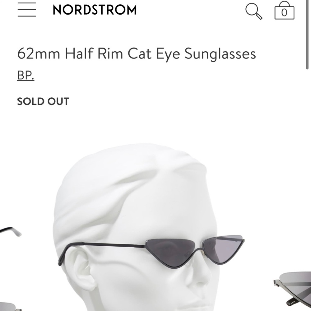 ISO!!! Nordstrom BP. Half rim cat eye sunglasses
